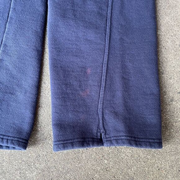 Vintage 90s Members Mark By Russell Athletic Cargo Sweatpants Size Medium Blue - Picture 3 of 5